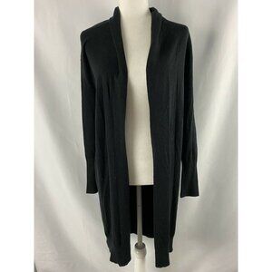 Leigh black cardigan 50% viscose black women size XXS Sweater